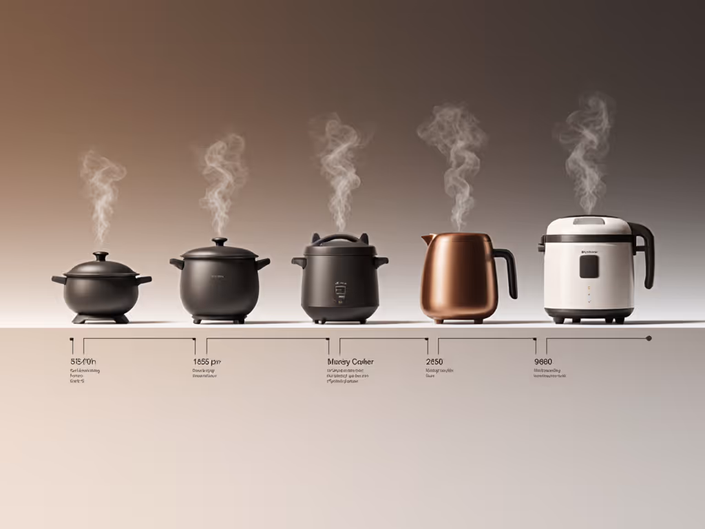 history_of_rice_cooker_timeline