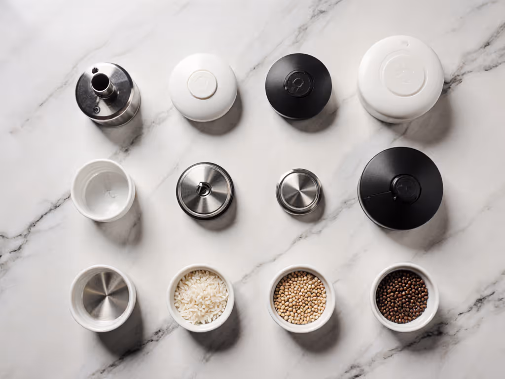 rice cooker steam cap disassembly comparison