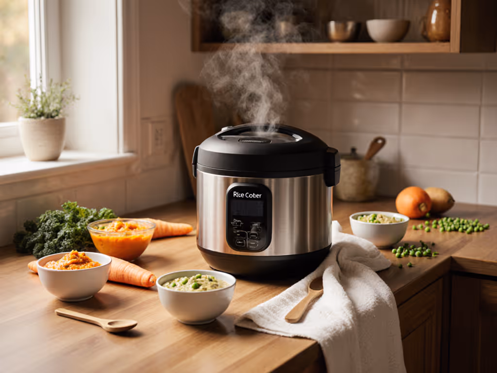 Rice Cooker Homemade Baby Purees: Texture Control Guide