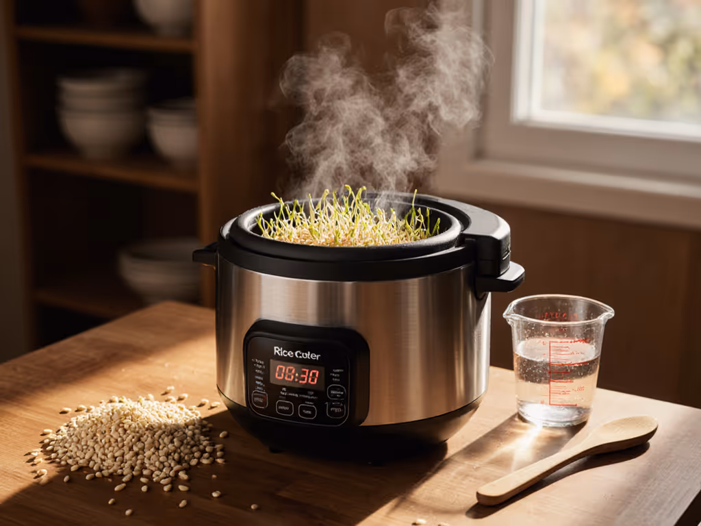 Sprout Grains Consistently: Rice Cooker Method