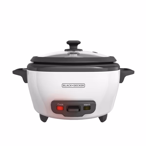BLACK+DECKER 6-Cup Rice Cooker, RC506